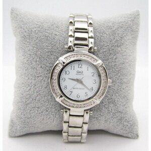 Women Q&Q Quartz WR Analog 31mm Dial Causal Round Watch (F461)